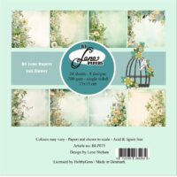 BLP075 By Lene Papers 15x15 cm - Soft Flowers