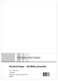 Alcohol paper til stempling.